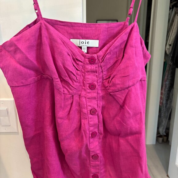 Joie Lavan Sleeveless Top 100% Linen, XL - Picture 6 of 7